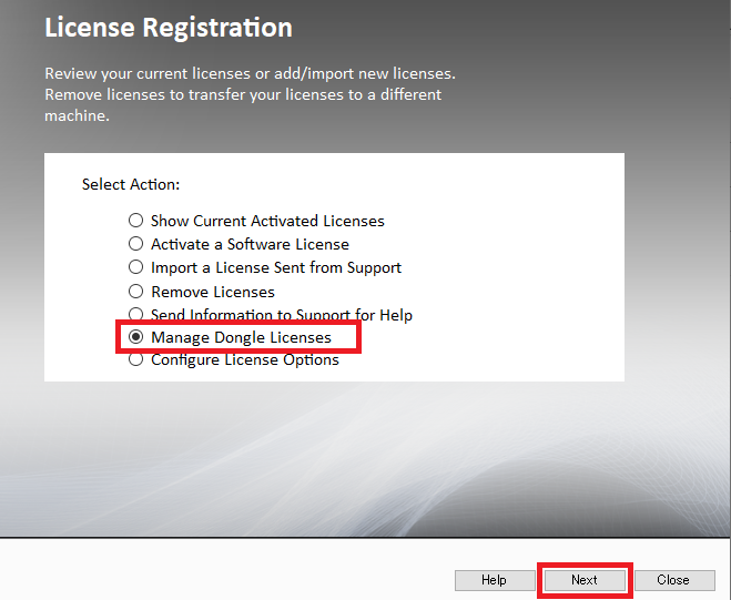 License Registration