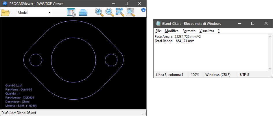 Face to DXF