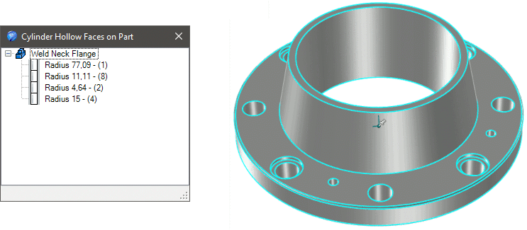 Analyze Cylindrical Faces