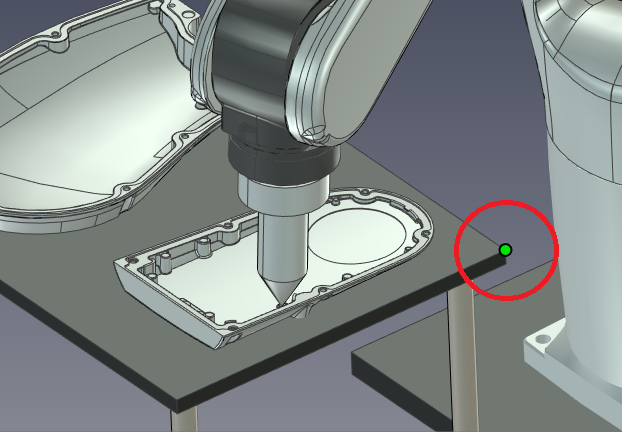 ワーク座標へ配置