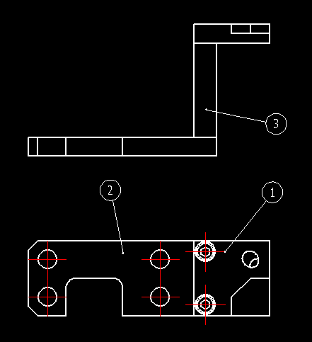 パーツ番号の配置