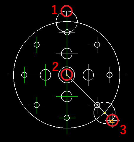 垂線ガイドなし