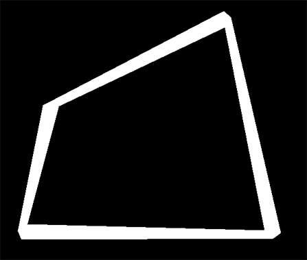 始点と終点で線幅の異なる図形の例