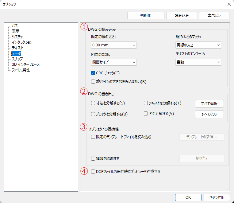 オプション データ
