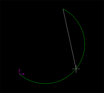 緑の配置ガイド線で方向を指定