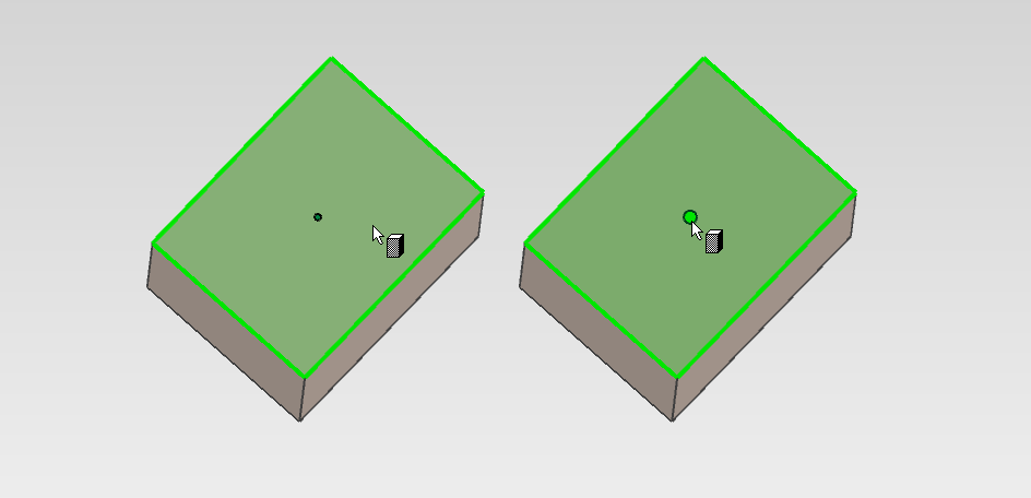面、面の中心点