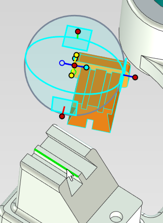 エッジをクリック