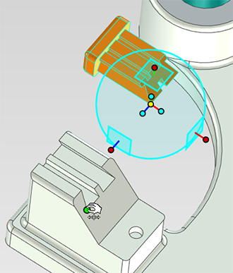 はめ込み部の端点を指定