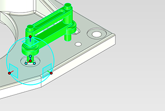 穴のエッジに移動