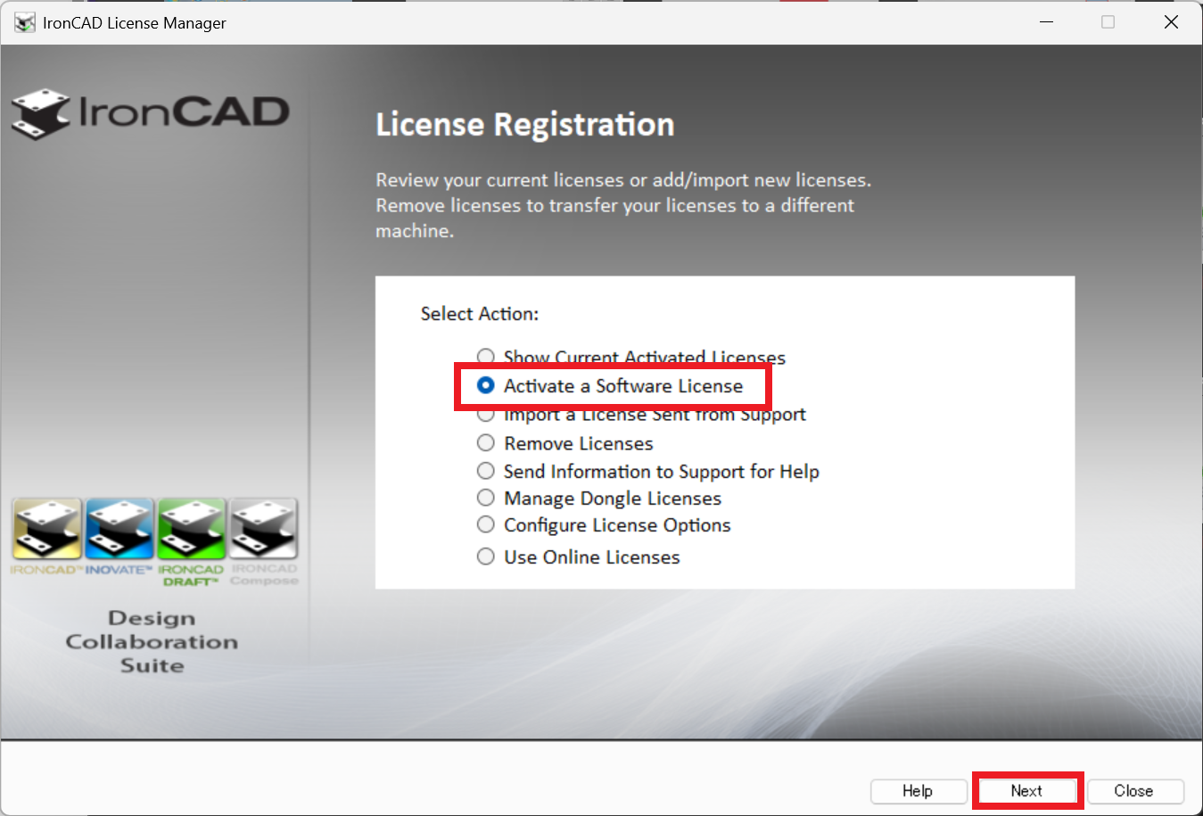 IronCAD License Manager