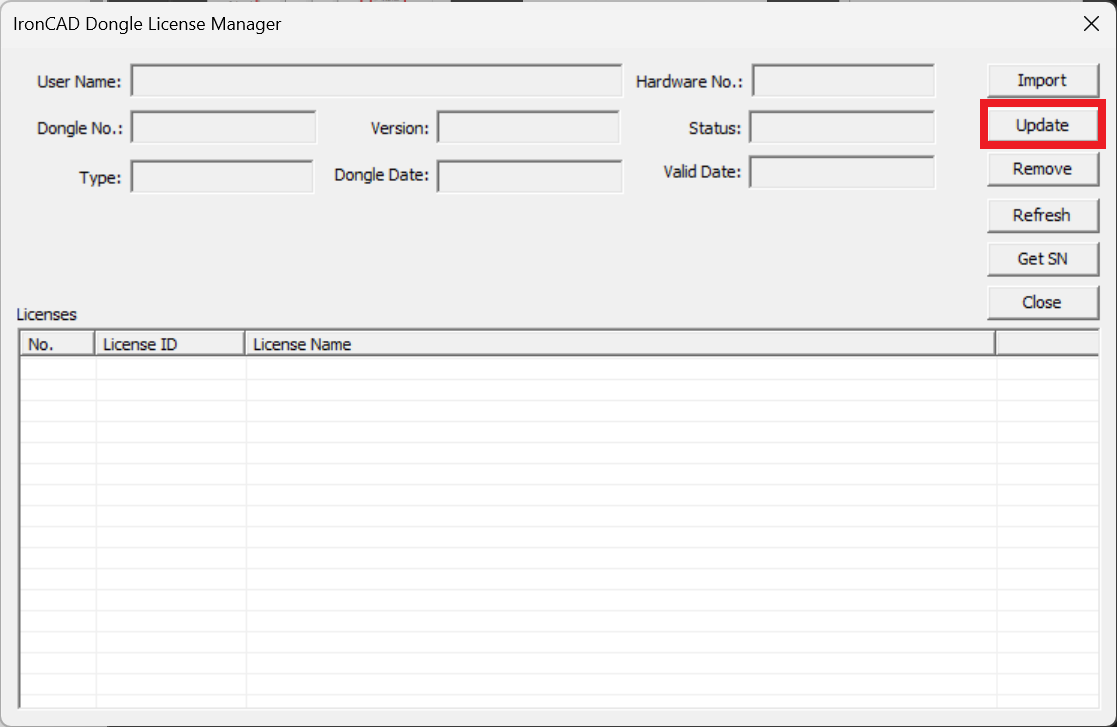 IronCAD Dongle License Manager