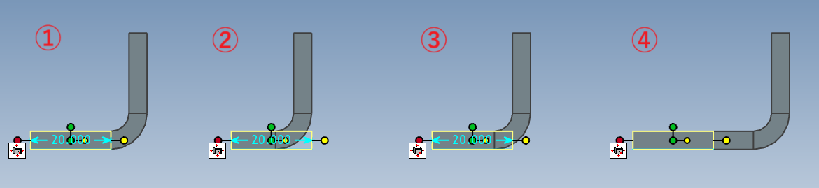 ベンド位置オプション